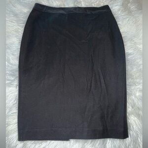 Elie Tahari Classic Black Pencil Skirt